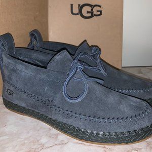UGG Navy Blue Moccasin